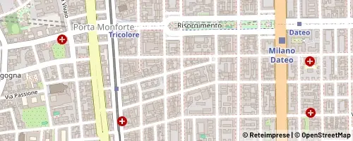Mappa Milán