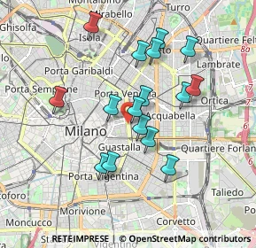 Mappa Viale Bianca Maria, 20123 Milano MI, Italia (1.60188)