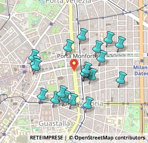 Mappa Viale Bianca Maria, 20123 Milano MI, Italia (0.428)