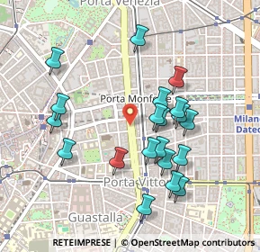 Mappa Viale Bianca Maria, 20123 Milano MI, Italia (0.455)