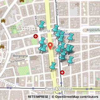 Mappa Viale Bianca Maria, 20123 Milano MI, Italia (0.1655)