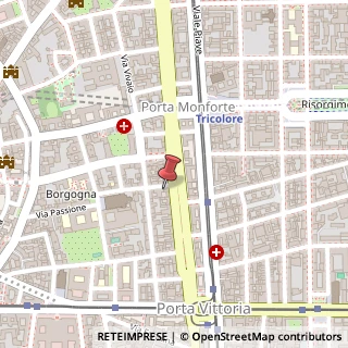 Mappa Via Vincenzo Bellini, 10, 20122 Milano, Milano (Lombardia)