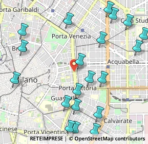 Mappa Viale Bianca Maria, 20123 Milano MI, Italia (1.315)