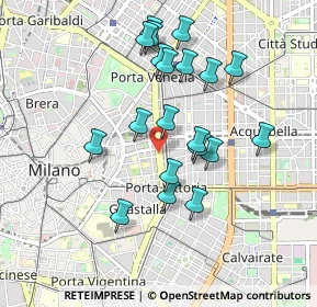 Mappa Viale Bianca Maria, 20123 Milano MI, Italia (0.8545)