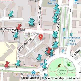 Mappa Via Piero Martinetti, 20146 Milano MI, Italia (0.09231)