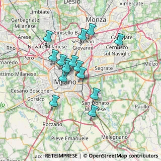 Mappa Via Privata Druso, 20133 Milano MI, Italia (5.92933)