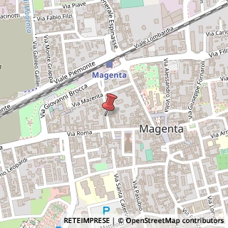Mappa Via Giovanni Cattaneo, 21, 20013 Magenta, Milano (Lombardia)
