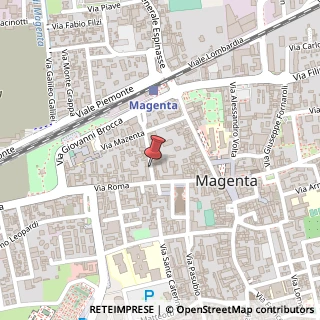 Mappa Via Giovanni Cattaneo, 19, 20013 Magenta, Milano (Lombardia)