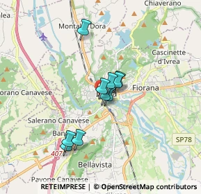 Mappa Strada vicinale, 10015 Ivrea TO, Italia (1.48727)