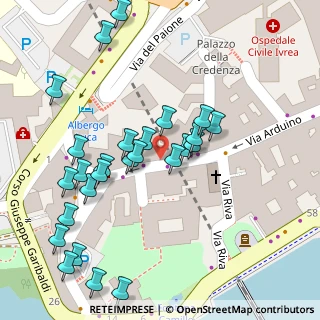Mappa Strada vicinale, 10015 Ivrea TO, Italia (0.05769)