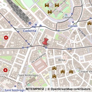 Mappa Corso Magenta, 25, 20123 Milano, Milano (Lombardia)