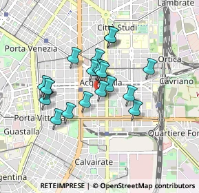 Mappa Via Gian Battista Nazari, 20129 Milano MI, Italia (0.69)