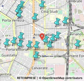 Mappa Via Gian Battista Nazari, 20129 Milano MI, Italia (1.107)