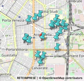 Mappa Via Gian Battista Nazari, 20129 Milano MI, Italia (0.841)