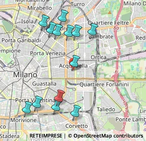 Mappa Via Gian Battista Nazari, 20129 Milano MI, Italia (2.17462)