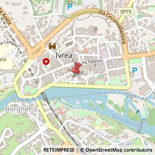 Mappa Via Piave, 8, 10015 Ivrea, Torino (Piemonte)