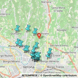 Mappa Via Torricelle, 37128 Verona VR, Italia (2.1965)