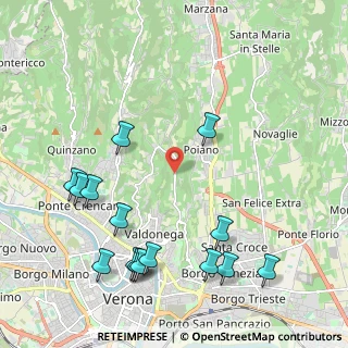 Mappa Via Torricelle, 37128 Verona VR, Italia (2.548)