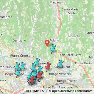 Mappa Via Torricelle, 37128 Verona VR, Italia (3.1375)