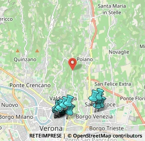 Mappa Via Torricelle, 37128 Verona VR, Italia (2.5325)