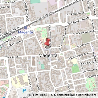 Mappa Piazza Camillo Formenti, 3, 20013 Magenta, Milano (Lombardia)