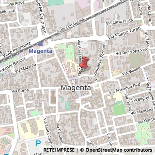 Mappa Via Volta, 16, 20013 Magenta, Milano (Lombardia)