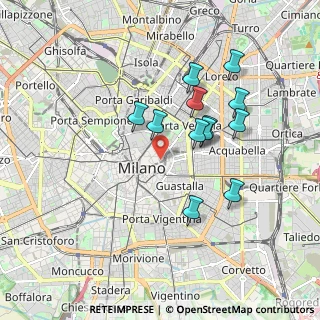 Mappa Via San Pietro All'Orto, 20121 Milano MI, Italia (1.61917)