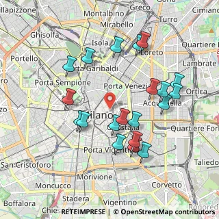 Mappa Via San Pietro All'Orto, 20121 Milano MI, Italia (1.8795)