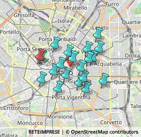 Mappa Via San Pietro All'Orto, 20121 Milano MI, Italia (1.264)