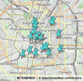 Mappa Piazza S. Carlo, 20121 Milano MI, Italia (1.33529)