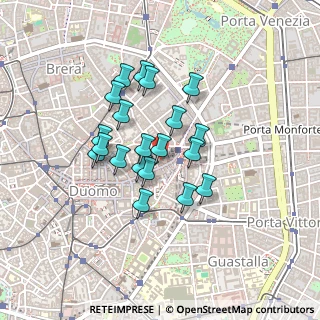 Mappa Piazza S. Carlo, 20121 Milano MI, Italia (0.3365)