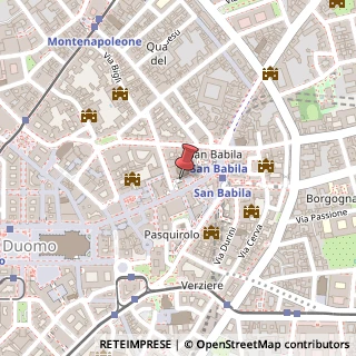 Mappa C.so Vittorio Emanuele, 15, 20122 Milano, Milano (Lombardia)