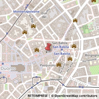 Mappa Corso Vittorio Emanuele II, 1, 20122 Milano, Milano (Lombardia)