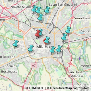 Mappa Via San Pietro All'Orto, 20121 Milano MI, Italia (3.71692)
