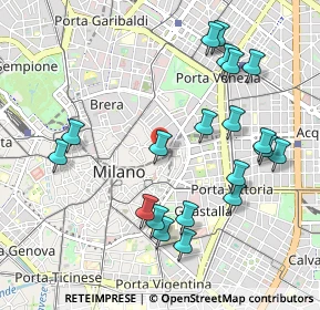 Mappa Piazza S. Carlo, 20121 Milano MI, Italia (1.083)