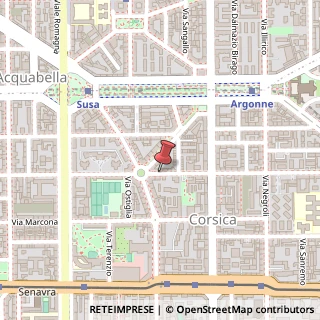 Mappa Via Gian Carlo Sismondi, 25, 20133 Milano, Milano (Lombardia)