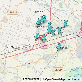 Mappa Via Luigi Galvani, 30034 Mira VE, Italia (2.93182)