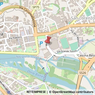 Mappa Piazza Carlo Freguglia, 5, 10015 Ivrea, Torino (Piemonte)