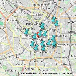 Mappa Piazza S. Fedele, 20121 Milano MI, Italia (1.38938)