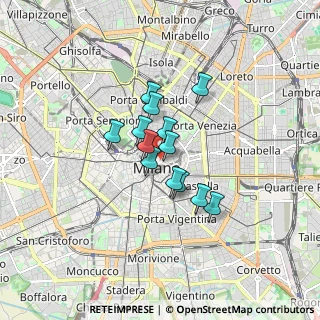 Mappa Piazza S. Fedele, 20121 Milano MI, Italia (1.06154)