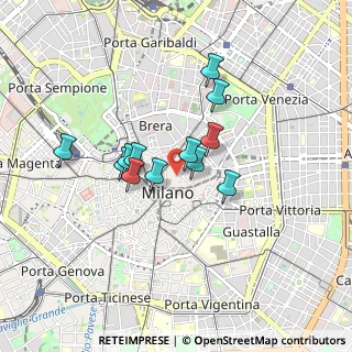 Mappa Piazza S. Fedele, 20121 Milano MI, Italia (0.64417)