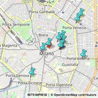 Mappa Piazza S. Fedele, 20121 Milano MI, Italia (0.84083)