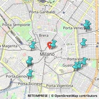 Mappa Piazza S. Fedele, 20121 Milano MI, Italia (1.30636)