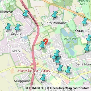 Mappa Via Ugo Frigerio, 20153 Milano MI, Italia (1.43929)