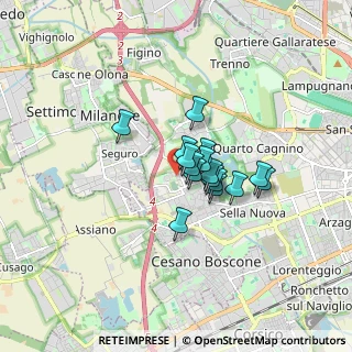 Mappa Via Ugo Frigerio, 20153 Milano MI, Italia (0.9975)