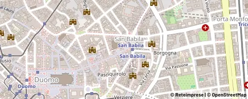 Mappa Mediolan