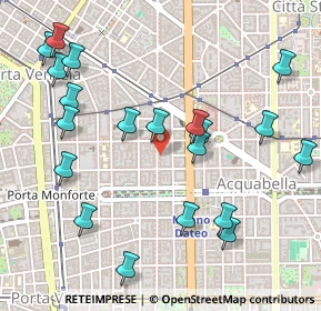 Mappa Via Castel Morrone, 20129 Milano MI, Italia (0.584)