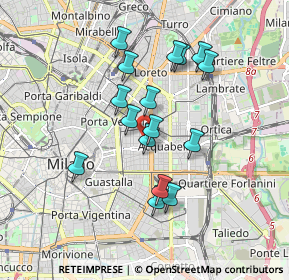 Mappa Via Castel Morrone, 20129 Milano MI, Italia (1.53563)