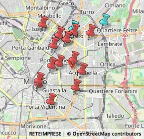 Mappa Via Castel Morrone, 20129 Milano MI, Italia (1.60353)