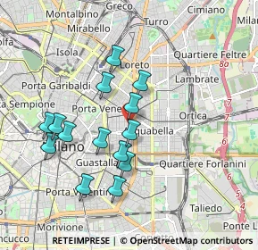 Mappa Via Castel Morrone, 20129 Milano MI, Italia (1.69786)